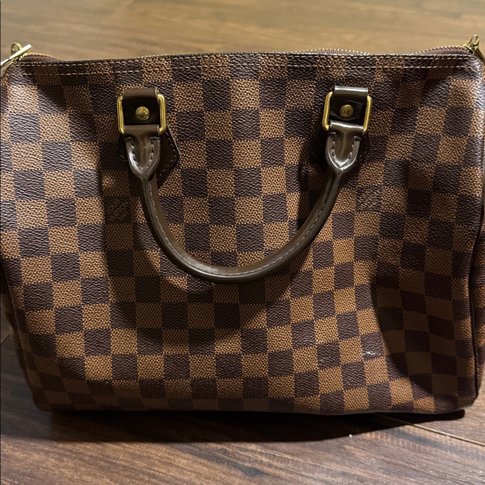Louis Vuitton Damier Ebene Speedy Bandoulière - Picture 8 of 13